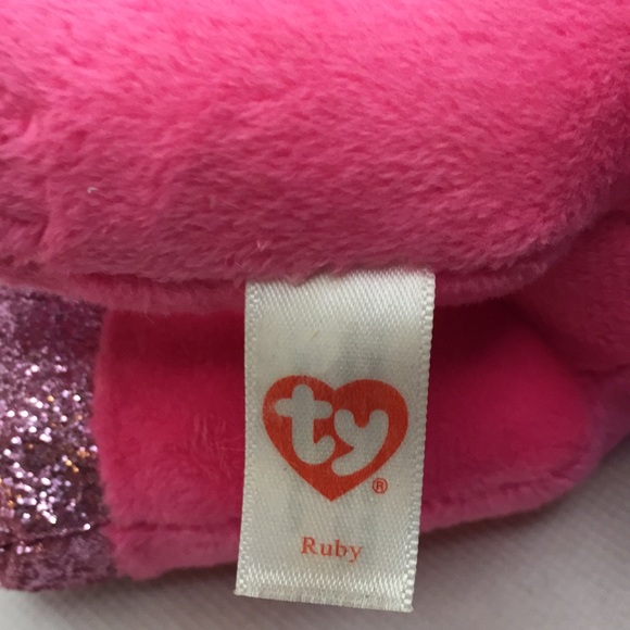 Ty Ruby Plush Stuffed Toy Pink Pony 7” - Picture 5 of 7